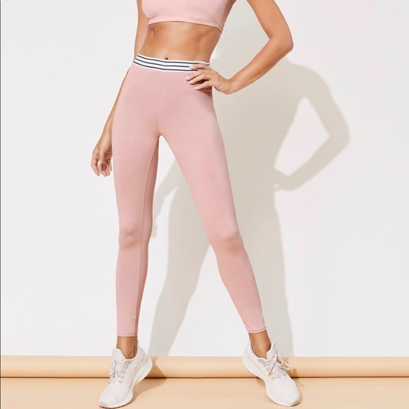 SAME Sport Elastic Legging in chalk pink - Picture 3 of 5